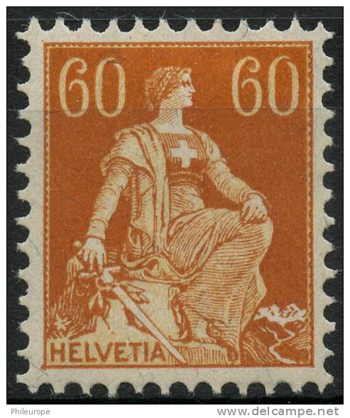 Suisse (1917) N 165 * (charniere) - Nuovi