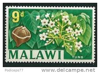 Malawi  1964  Pictorials  9 P (o. Wmk)   Mi-Nr.7  Falz / * MH - Malawi (1964-...)