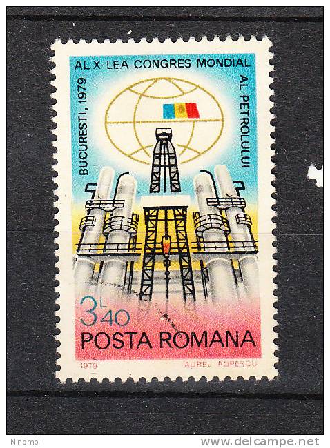 Romania   -   1979.  Congresso  Sul  Petrolio.  Congress On Petroleum - Oil