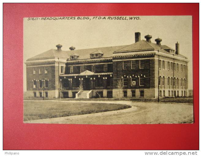 Military   US  - Russell WY Headquarters Bldg. FT D A Russell-----    === Ref 326 - Andere & Zonder Classificatie