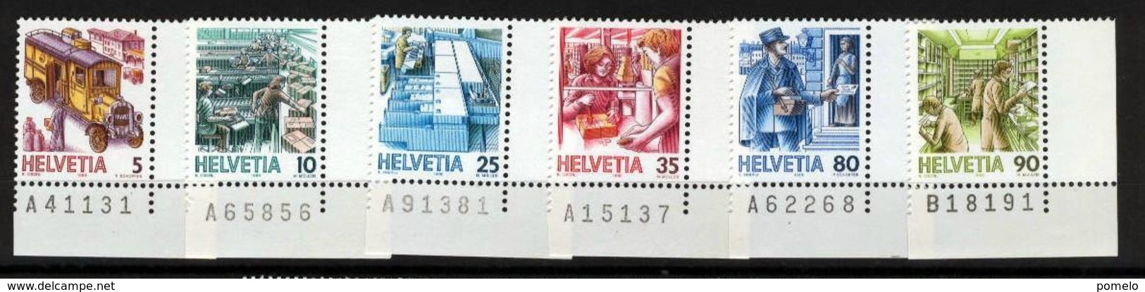 SVIZZERA -  Trasporti  Postali - Serie Ordinaria  1 - Unused Stamps