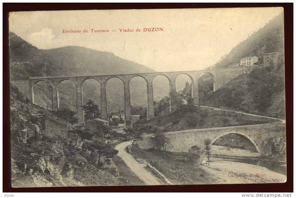 Cpa Du 07  Environs De Tournon Viaduc De Duzon NW24 - Tournon