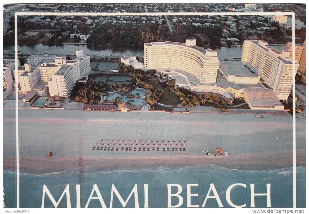 ZS9428 Miami Beach Fontainleau Hilton Used Perfect Shape - Miami Beach