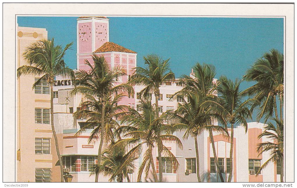 ZS9435 Miami Beach Houses Looking Onto The Atlantic Not Used Perfect Shape - Miami Beach