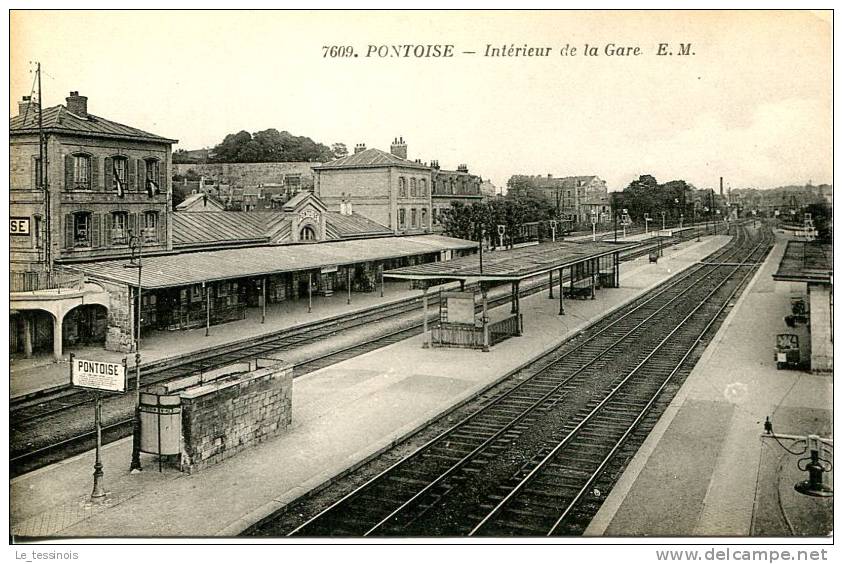 PONTOISE (95) -  Intérieur De La Gare - Pontoise