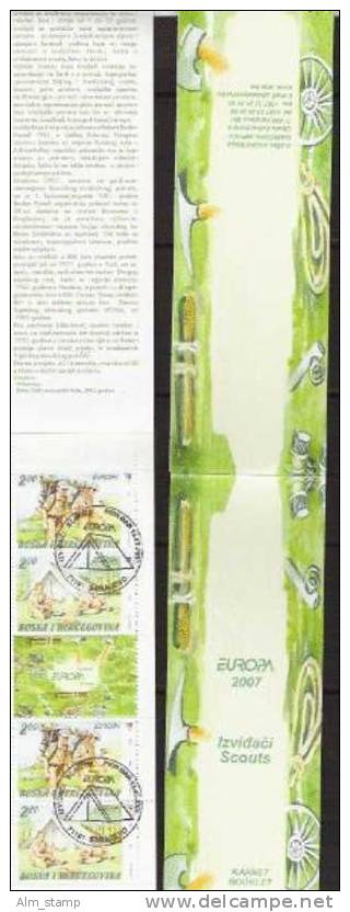 2007 Bos. Herz. Booklet Mi. MH 7 Used  Europa - 2007