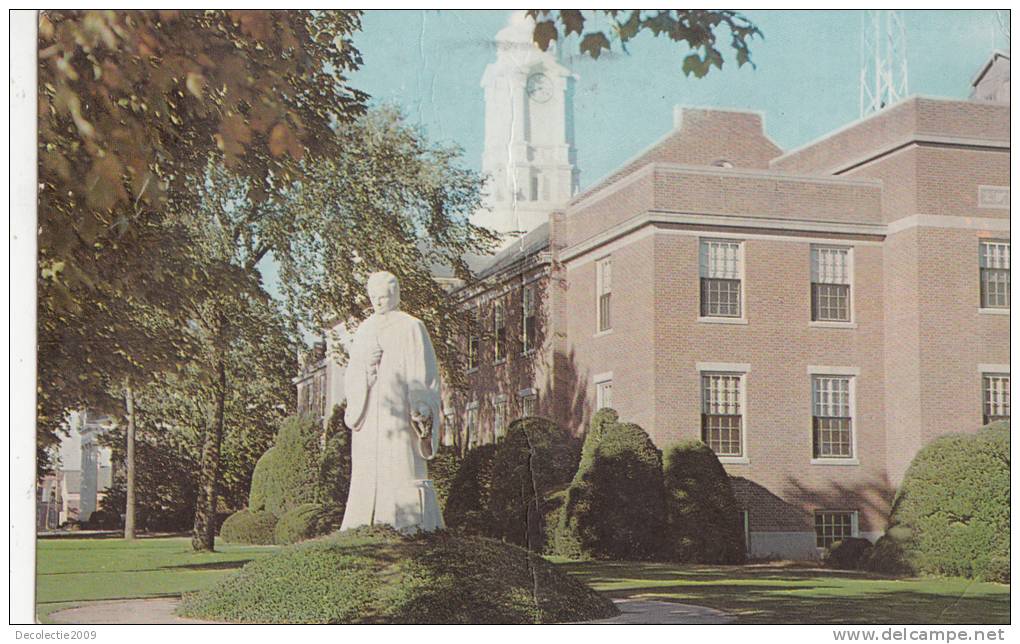 ZS9485 West Hartford Statue Of Noah Webster Used Perfect Shape - Hartford