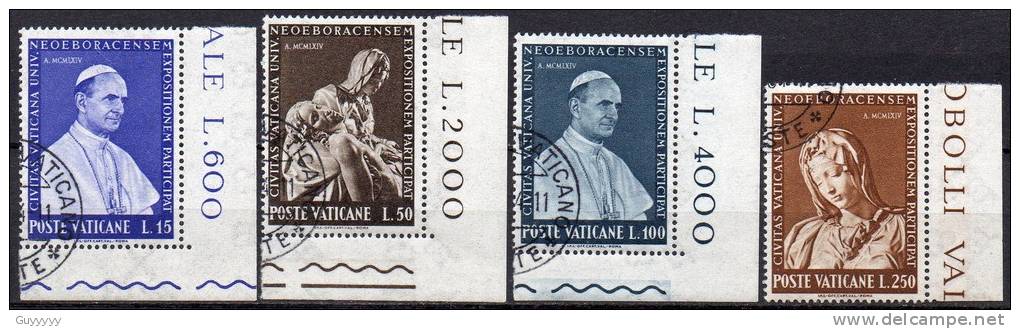 Vatican - 1964 - Yvert N° 401 à 404 - Gebraucht
