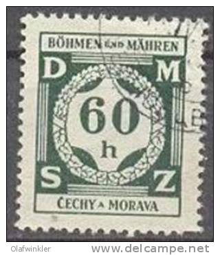 Böhmen Und Mähren 1941 Dienstmarke 60 H Mi 4 / Scott O4 / SG O63 Gestempelt/oblitere/used - Gebruikt