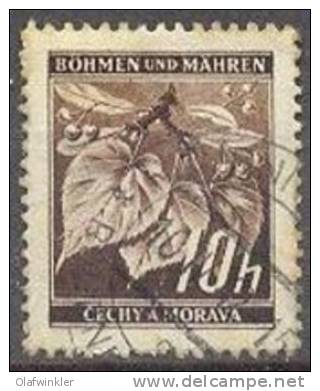 Böhmen Und Mähren 1939 Freimarken: Lindenzweig Mi 21 / Scott 21 / SG 21 Gestempelt/oblitere/used - Gebruikt