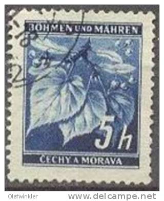 Böhmen Und Mähren 1939 Freimarken: Lindenzweig Mi 20 / Scott 20 / SG 20 Gestempelt/oblitere/used - Usati