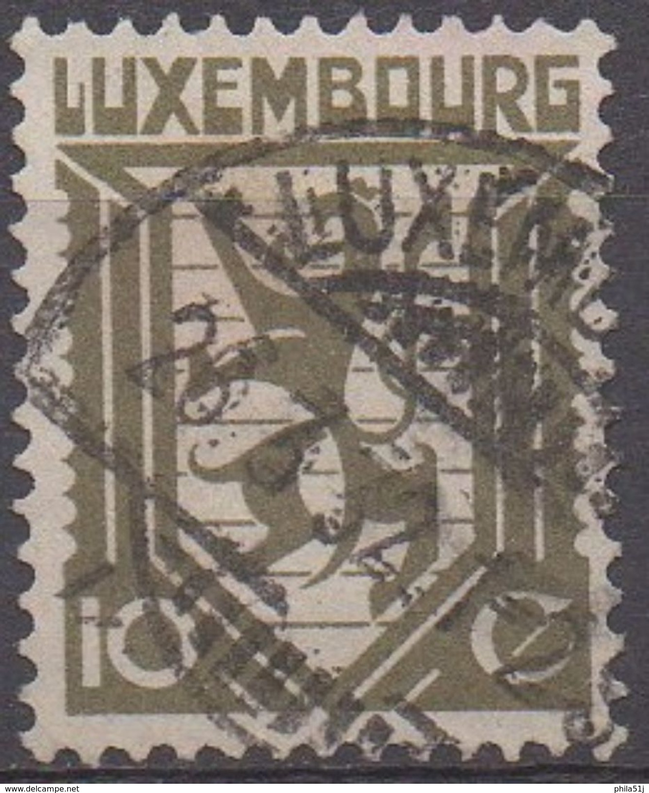 LUXEMBOURG  N°232__ OBL VOIR SCAN - Usati
