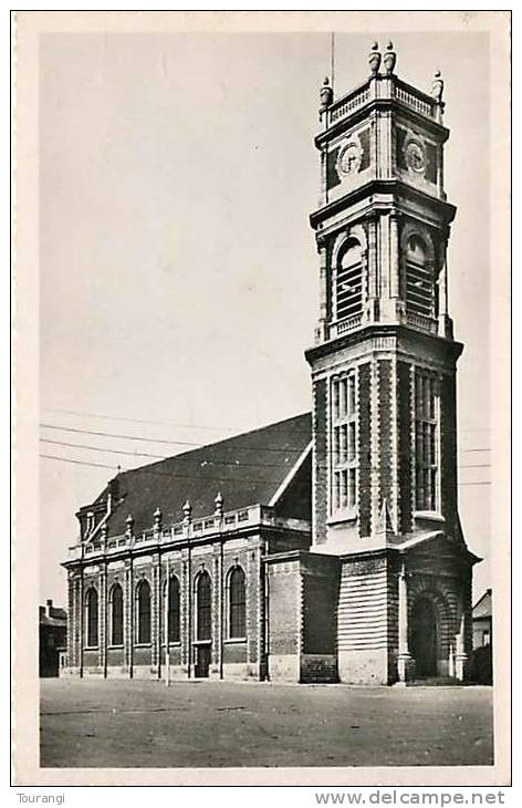 Pas-de-Calais : R 62 471 : Harnes   -  Eglise  -  Semi-moderne 9x14 - Harnes