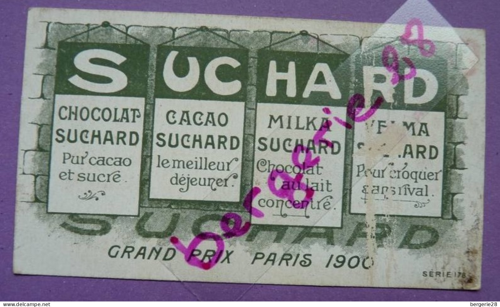 CHROMO IMAGE - CHOCOLAT SUCHARD VELMA MILKA Qui Veut Voyager Loin Ménage Sa Monture Morale (carriole, Cheval, Enfant) - Suchard