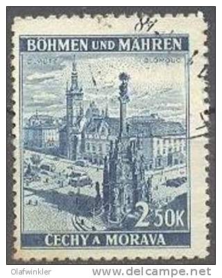 Böhmen Und Mähren 1939 Freimarken: Olmütz Mi 32 / Scott 34 / SG 32 Gestempelt/oblitere/used - Gebraucht