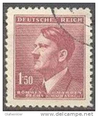 Böhmen Und Mähren 1942 Freimarken: Hitler Mi 97 / Scott 70 / SG 86 Gestempelt/oblitere/used - Oblitérés