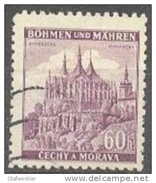 Böhmen Und Mähren 1939 Freimarken: Kuttenberg Mi 27 / Scott 29 / SG 27 Gestempelt/oblitere/used - Gebraucht