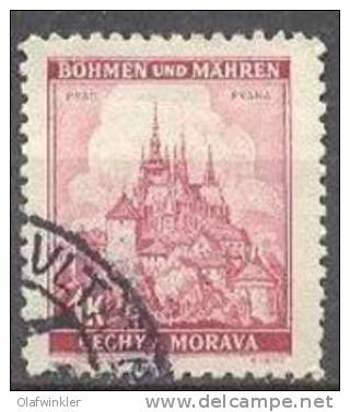 Böhmen Und Mähren 1939 Freimarken: Prag Mi 28 / Scott 30 / SG 28 Gestempelt/oblitere/used - Gebruikt