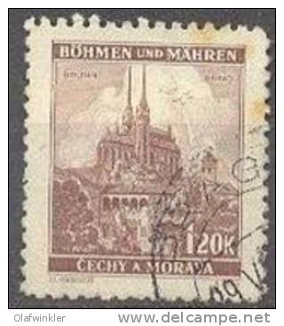 Böhmen Und Mähren 1940 Freimarken: Brünn Mi 41 / Scott 42 / SG 46 Gestempelt/oblitere/used - Usados