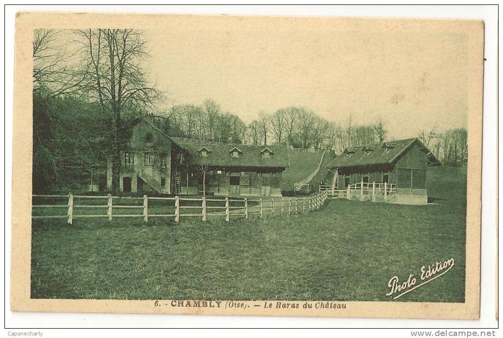 CPA  LE HARAS DU CHATEAU  CHAMBLY 60 OISE - Autres & Non Classés