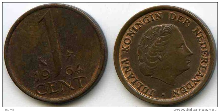 Pays-Bas Netherland 1 Cent 1964 KM 180 - 1948-1980 : Juliana