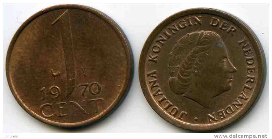 Pays-Bas Netherland 1 Cent 1970 KM 180 - 1948-1980 : Juliana