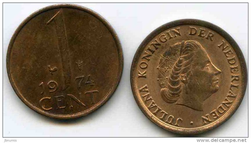 Pays-Bas Netherland 1 Cent 1974 KM 180 - 1948-1980 : Juliana