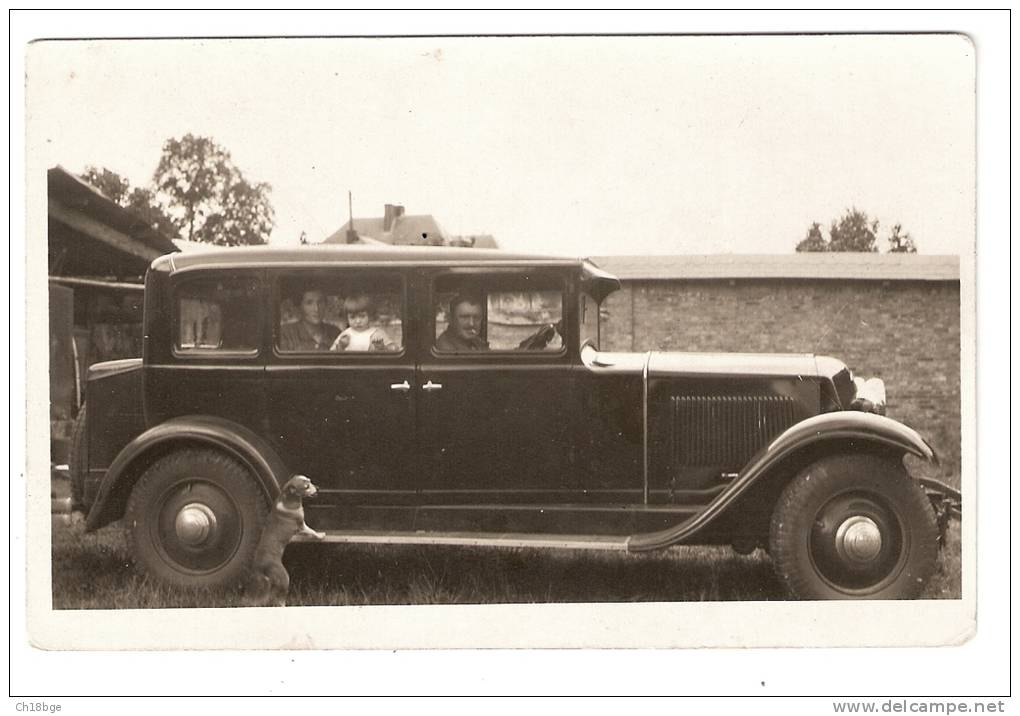 Carte Photo: Voiture De Tourisme Marque à Identifier Années 1920 - Turismo