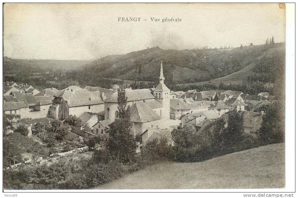 CPA 74 FRANGY, Vue Générale. - Frangy