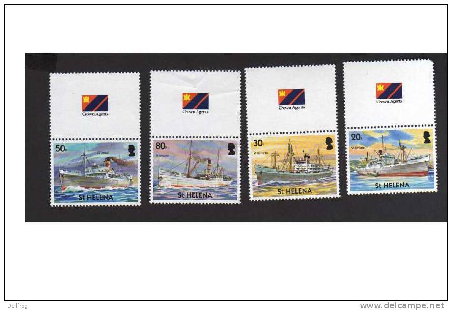 ST Helena 2004 Sg 931-4 Merchant Ships MNH Cv £7.4 - Saint Helena Island