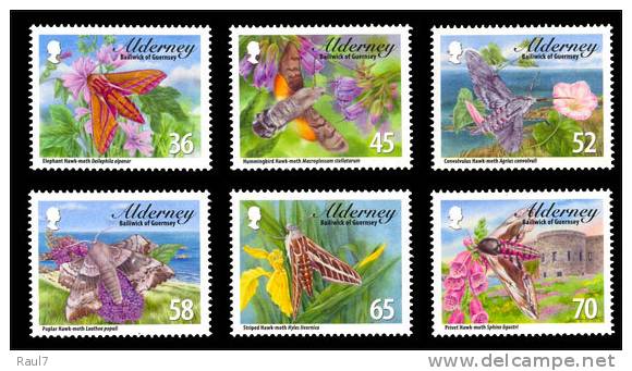 ALDERNEY 2011- 6V Neufs // MNH //  Faune, Papillons Et Oiseaux Mouches - Alderney