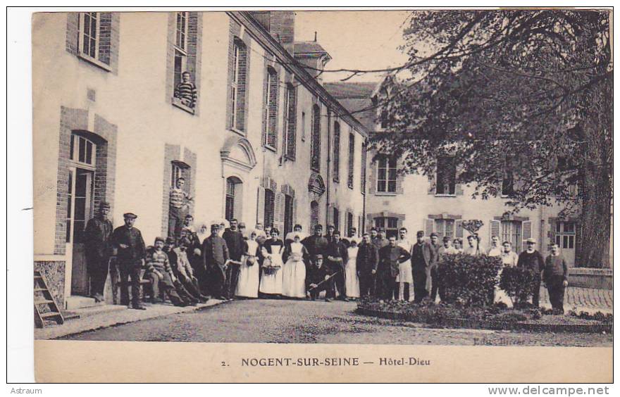 Cpa-10-Nogent Sur Seine-- Hôtel-Dieu-imp.   E. Le Deley - Nogent-sur-Seine