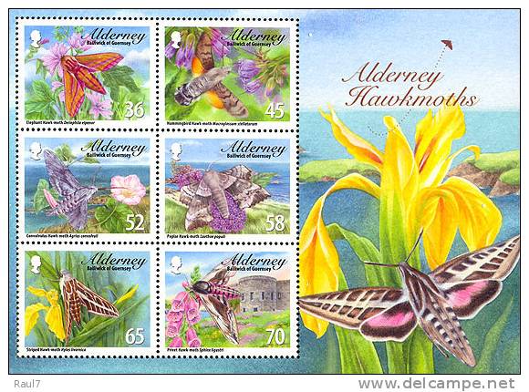 ALDERNEY 2011- BF Neuf // MNH //  Faune, Papillons Et Oiseaux Mouches - Alderney