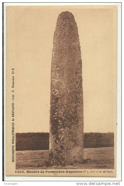 Divers - Menhir De Porspoder Argenton - Dolmen & Menhire
