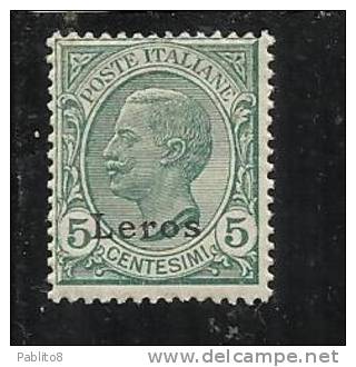 LERO 1912 5 C MNH - Egeo (Lero)