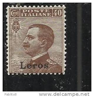LERO 1912 40 C MNH OTTIMA CENTRATURA - Egée (Lero)