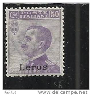 LERO 1912 50 C MNH OTTIMA CENTRATURA - Egée (Lero)