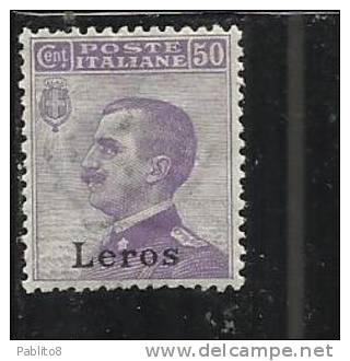 LERO 1912 50 C MNH OTTIMA CENTRATURA - Ägäis (Lero)