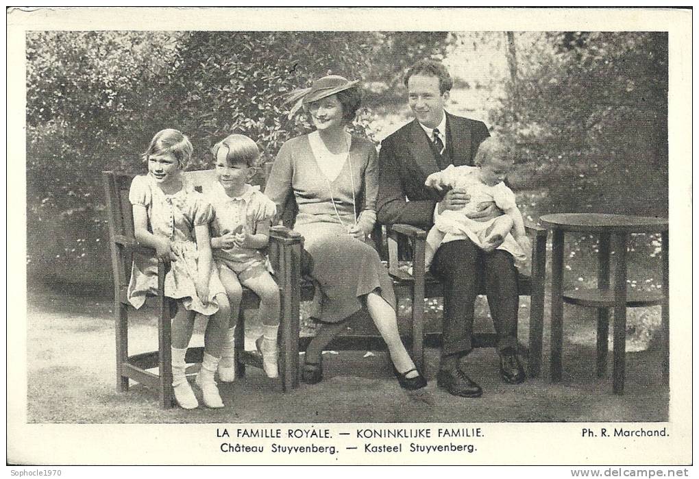 BELGIQUE - Famille Royale Au Château Stuyvenberg - Koninklijke Familie Kaastel Stuyvenberg - Berühmte Personen
