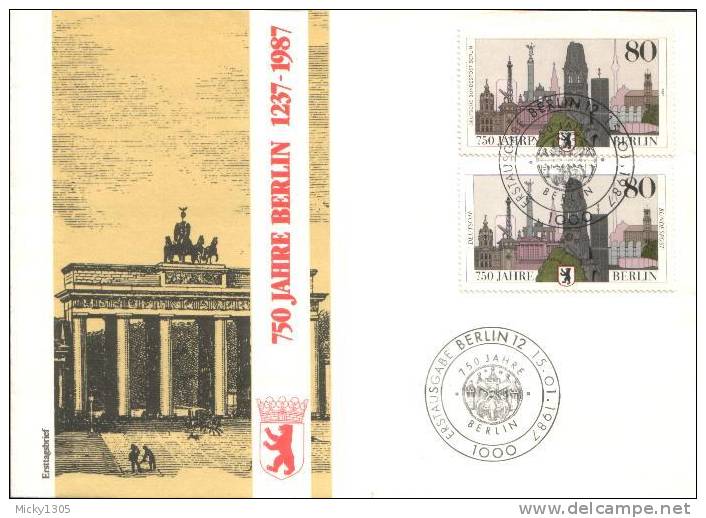 Germany / Berlin - Mi-Nr 776 FDC (R562)- - 1981-1990