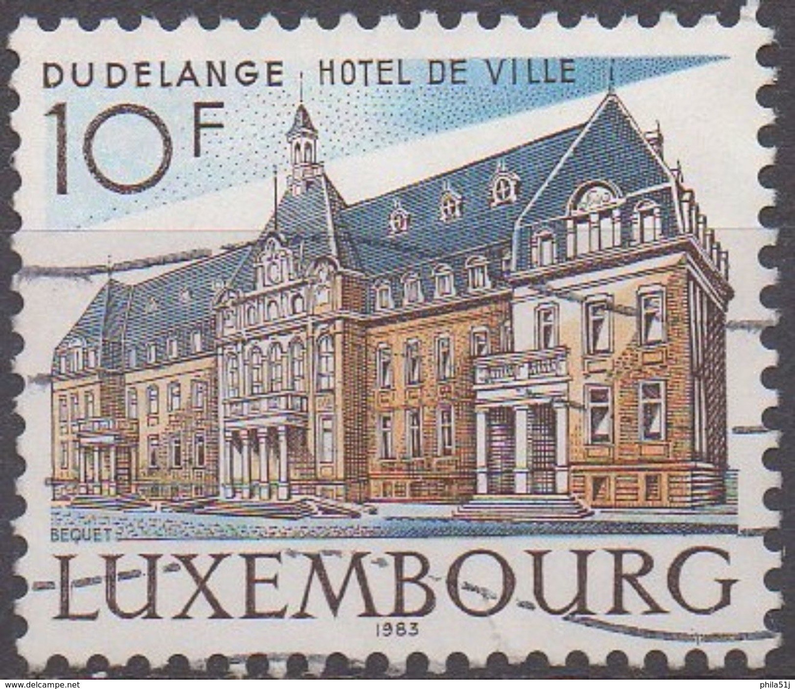 LUXEMBOURG  N°1032__ OBL VOIR SCAN - Usados