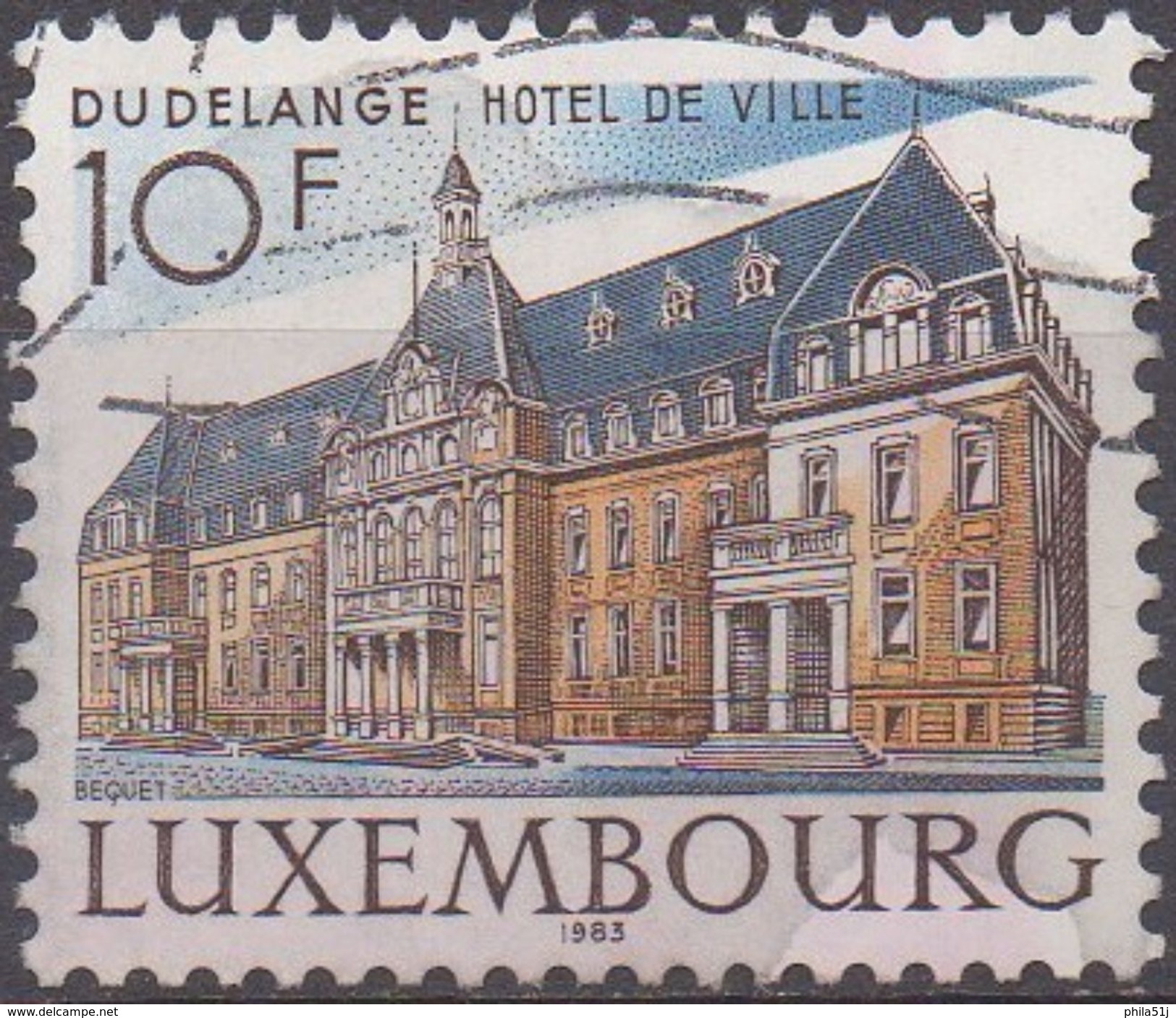 LUXEMBOURG  N°1032__ OBL VOIR SCAN - Used Stamps