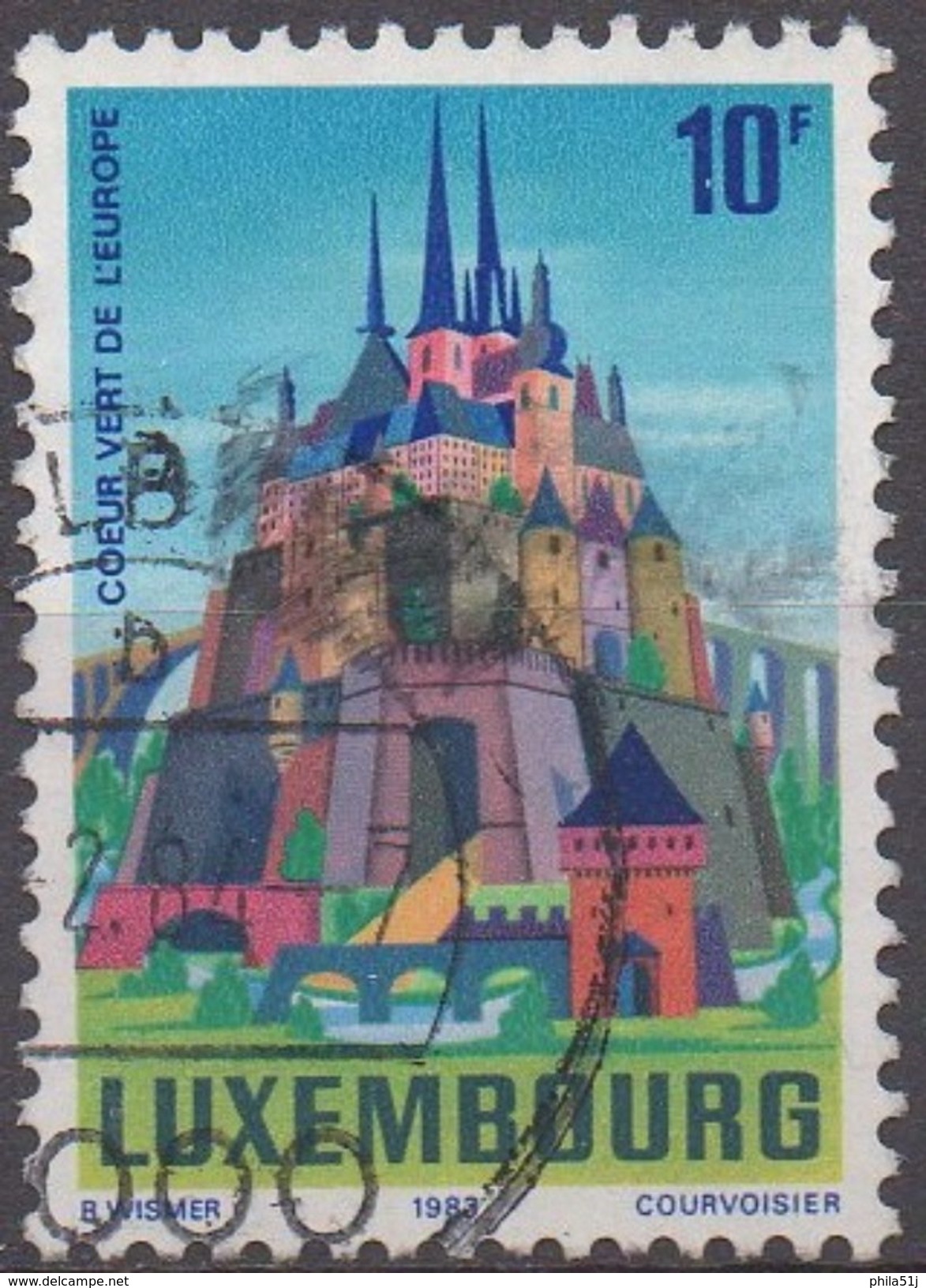 LUXEMBOURG  N°1335__ OBL VOIR SCAN - Used Stamps