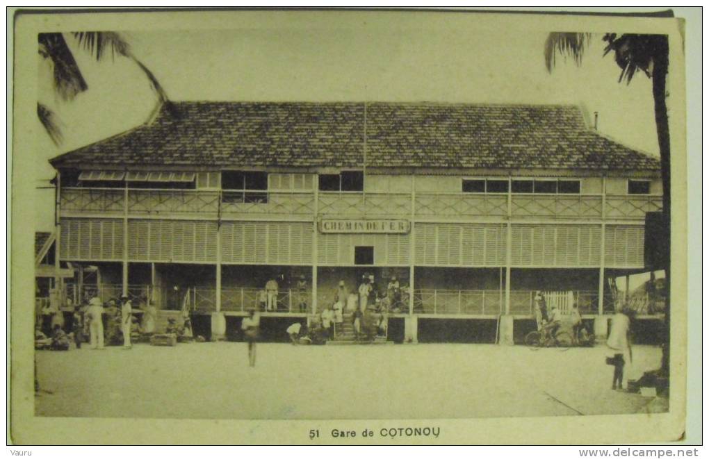 DAHOMEY  N° 51 GARE DE COTONOU - Dahomey