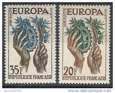 1957 EUROPA FRANCIA MH * - 1957