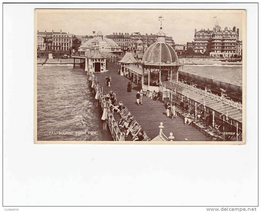 OLD FOREIGN 6480 - UNITED KINGDOM - EASTBOURNE FROM PIER - Eastbourne