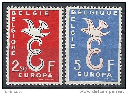 1958 EUROPA BELGIO MNH ** - 1958