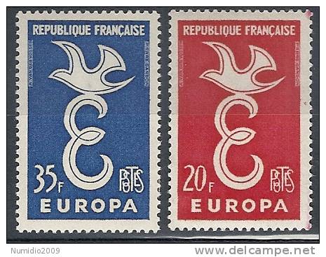 1958 EUROPA FRANCIA MH * - 1958
