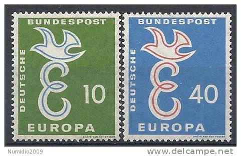 1958 EUROPA GERMANIA MNH ** - 1958