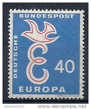 1958 EUROPA GERMANIA 40 P MNH ** - 1958